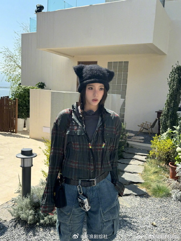 欧阳娜娜猫猫帽太可爱了我说