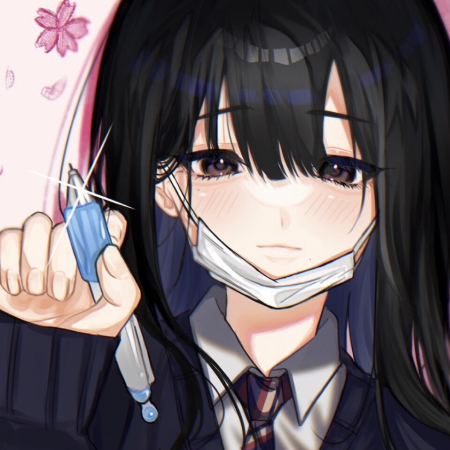 动漫女高中生头像