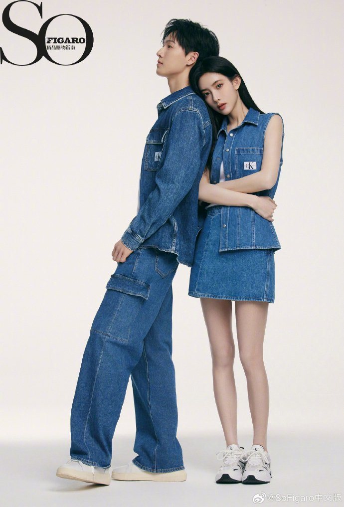 近日杂志双人封面大片,哪组俊男靓女的cp感强 ~ 676767 孟子义&