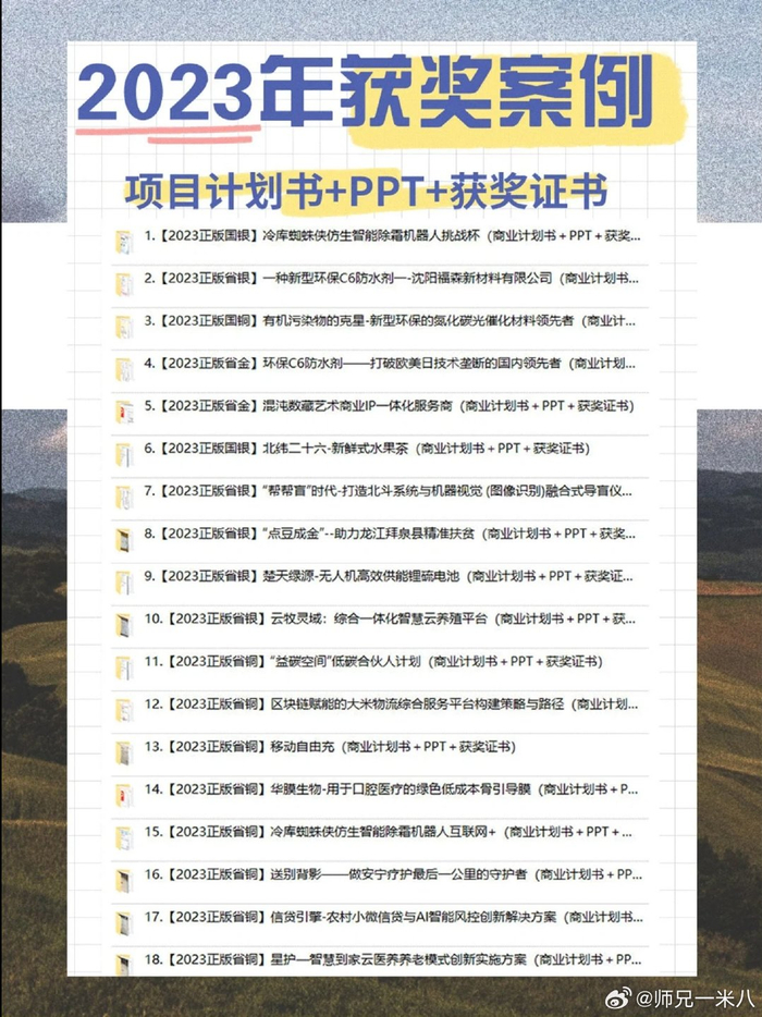 互联网 挑战杯 获奖案例展示（乡村振兴计划书+ppt）