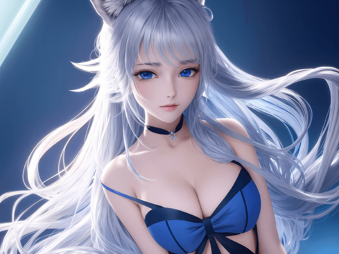 2.5d国风狐狸少女电脑ai绘画图集动漫卡通二次元手机高清壁纸cg