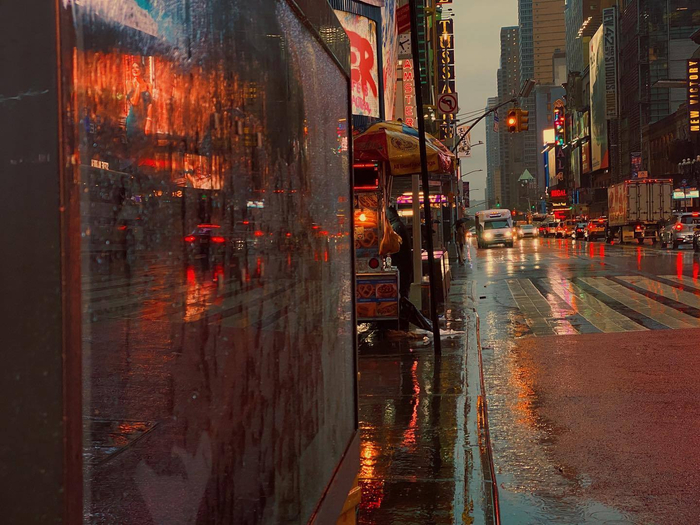 雨天的街头 摄影丨eric van nynatten