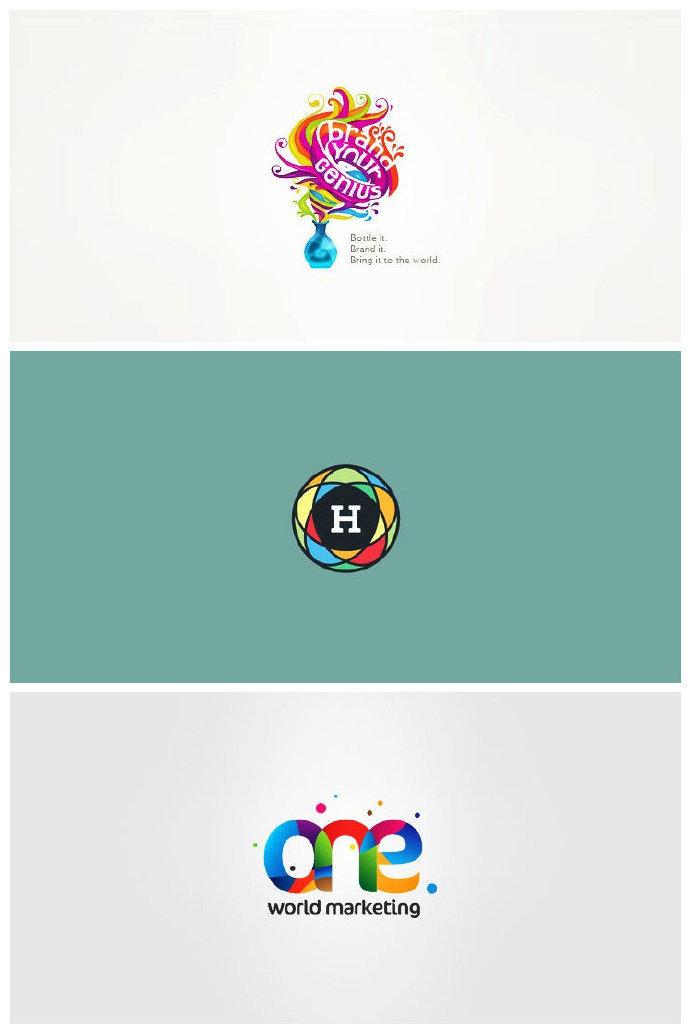 一组多彩色LOGO设计作品分享，缤纷绚丽！