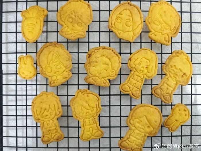 胡萝卜卡通饼干,香甜酥脆,越吃越香,好吃到停不下来