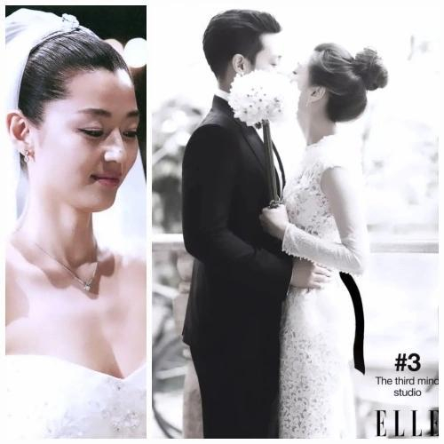 韩国知名女星,全智贤庆祝结婚12周年,晒出婚礼准备场景和画报|全智贤