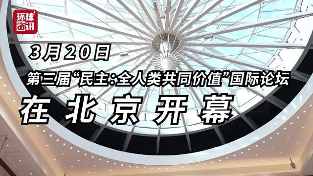 在第三届"民主:全人类共同价值"国际论坛上 他们这样说!