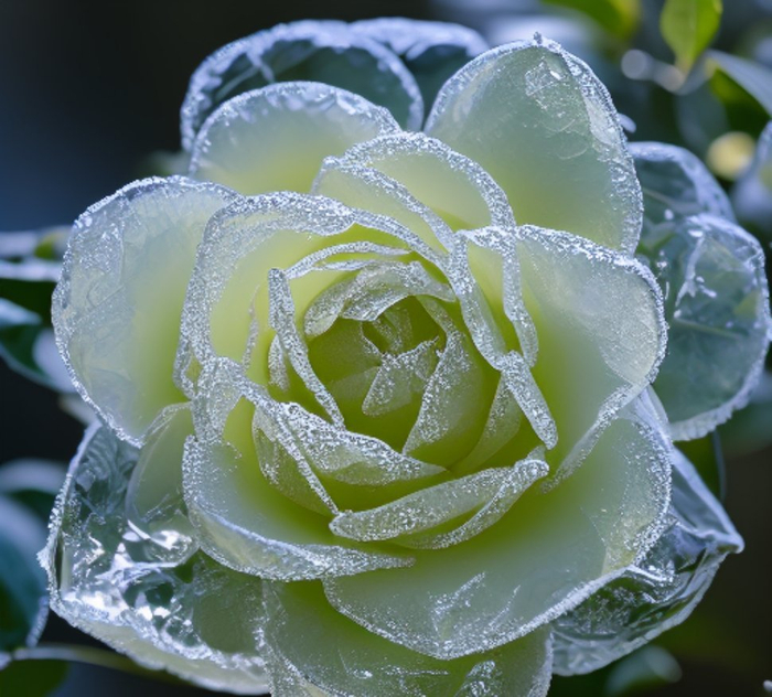 嘿哈尔滨冰玫瑰你是不是从哈尔滨的冰雕展里逃出来的啊