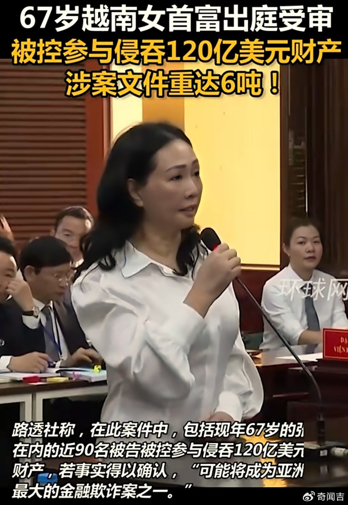 越南女首富涉骗120亿美元 或面临死刑|张美兰|房地产|腐败|黑洞|挂毯_新浪新闻