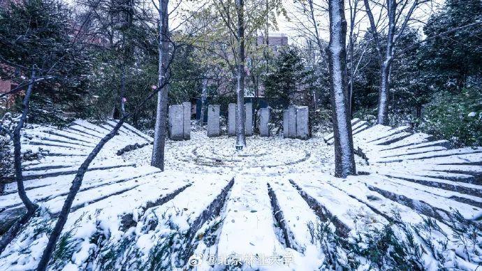 长春理工大学雪景图片