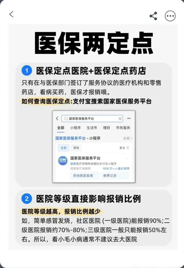 一文读懂医保如何报销