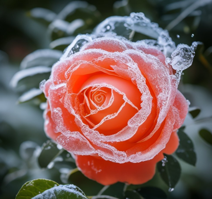 嘿哈尔滨冰玫瑰你是不是从哈尔滨的冰雕展里逃出来的啊