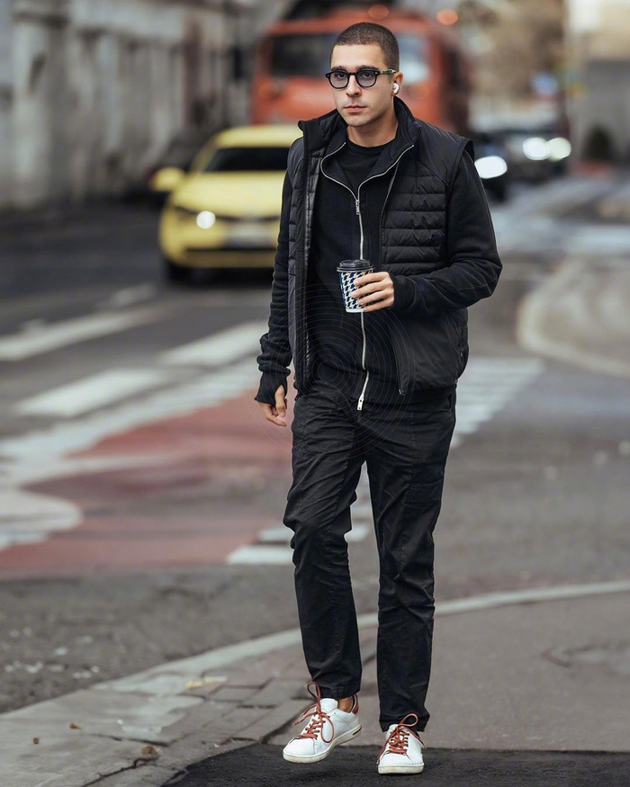 莫斯科街拍时尚男士们