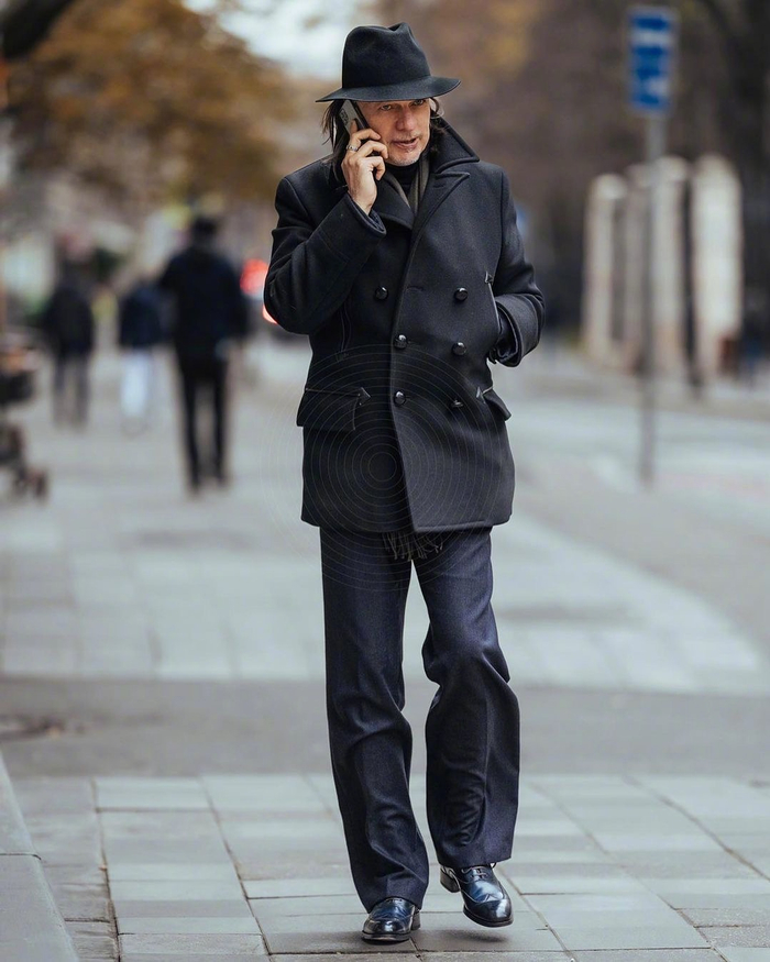 莫斯科街拍时尚男士们