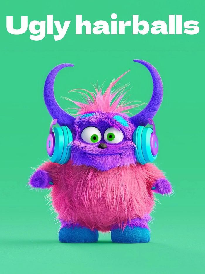 萌翻天的毛茸茸小怪兽ip