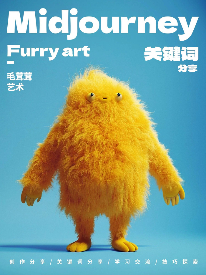 萌翻天的毛茸茸小怪兽ip