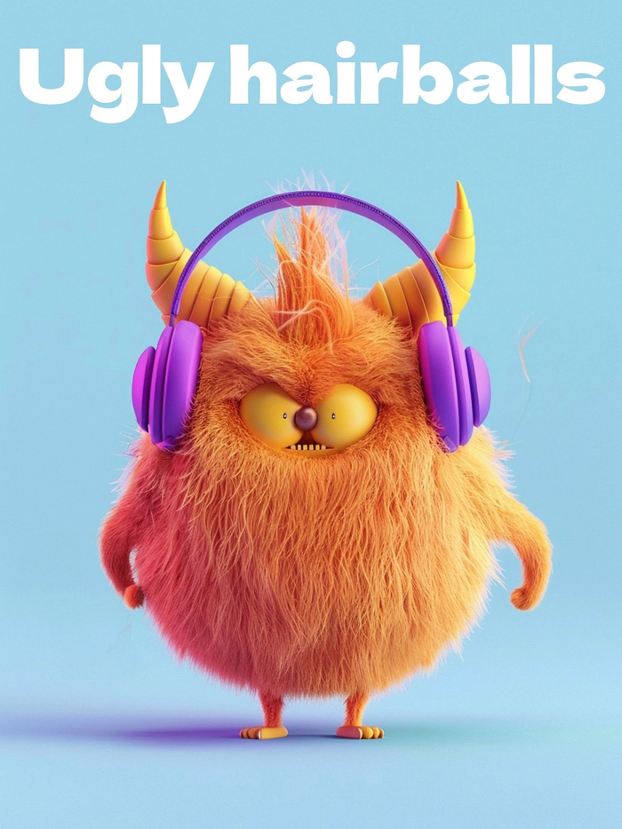 萌翻天的毛茸茸小怪兽ip