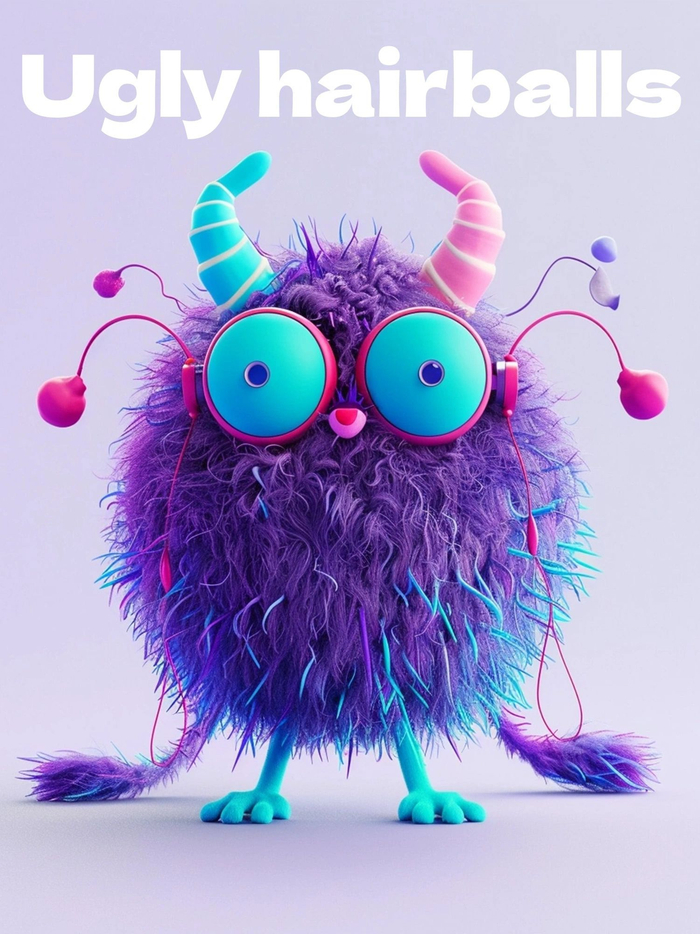 萌翻天的毛茸茸小怪兽ip