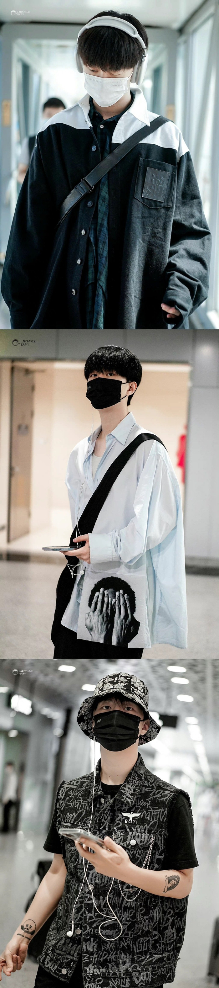 范丞丞的机场私服每套都好好看
