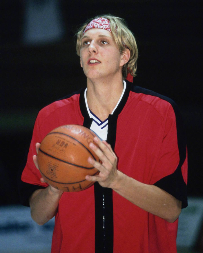 年轻时候的诺维茨基,不得不说老司机年轻时候颜值是真抗打啊!