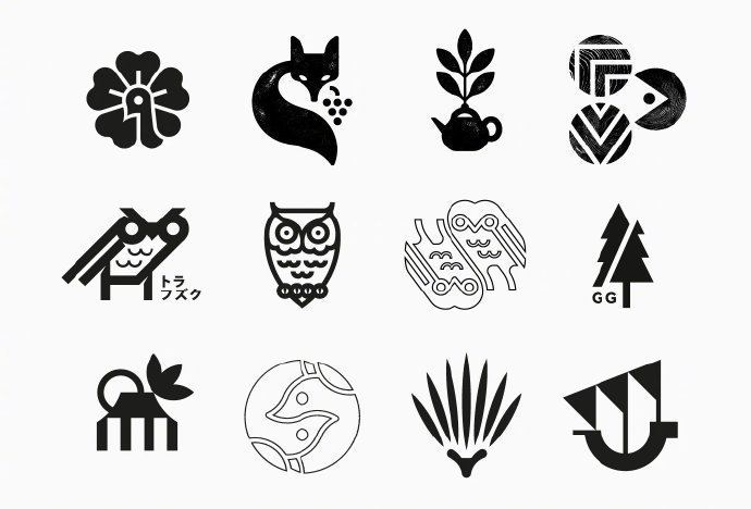 一组LOGO图形设计参考_新浪新闻