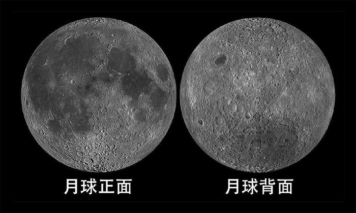 月球正面和背面的区别图片