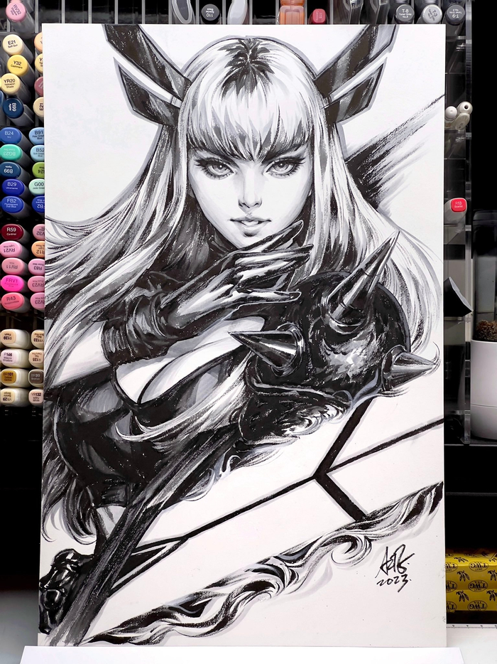 知名美漫画师 stanley lau/artgerm 手绘作品欣赏__财经头条