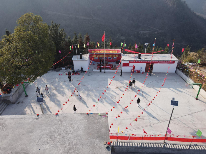 广西天峨三堡:山顶上的村ba,为春节添年味|比赛场地