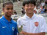 前途无量！1米85日本留洋中锋入选国少队：已获欧洲球探关注