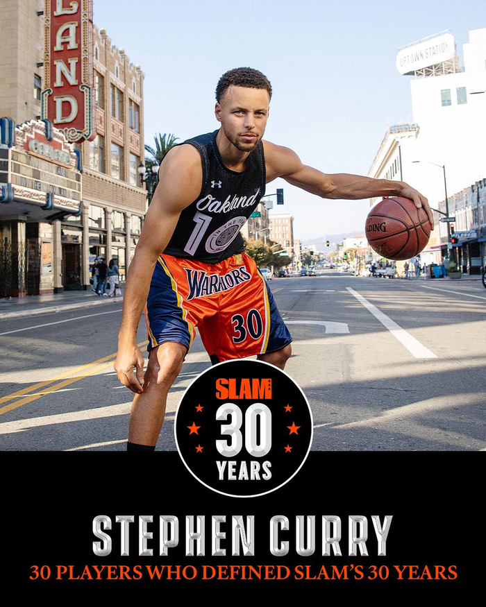 历史第一三分射手库里登上过的slam杂志封面