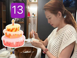 蔡少芬晒照为次女庆生，娘娘亲下厨包饭团，张信儿美貌遗传妈妈