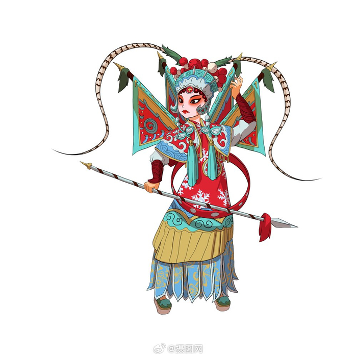 免抠素材国粹戏剧京剧免抠元素版权素材by摄图网