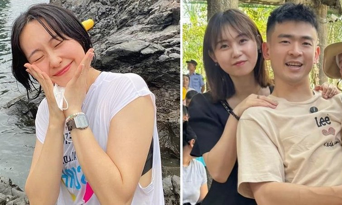 郑思维1家3口度假,娇妻神似蔡侑玎!颜值身材俱佳,太般配了