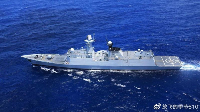 108"咸阳"舰,在南部战区海军驱逐舰第9支队入列仅二个月时间,就与某