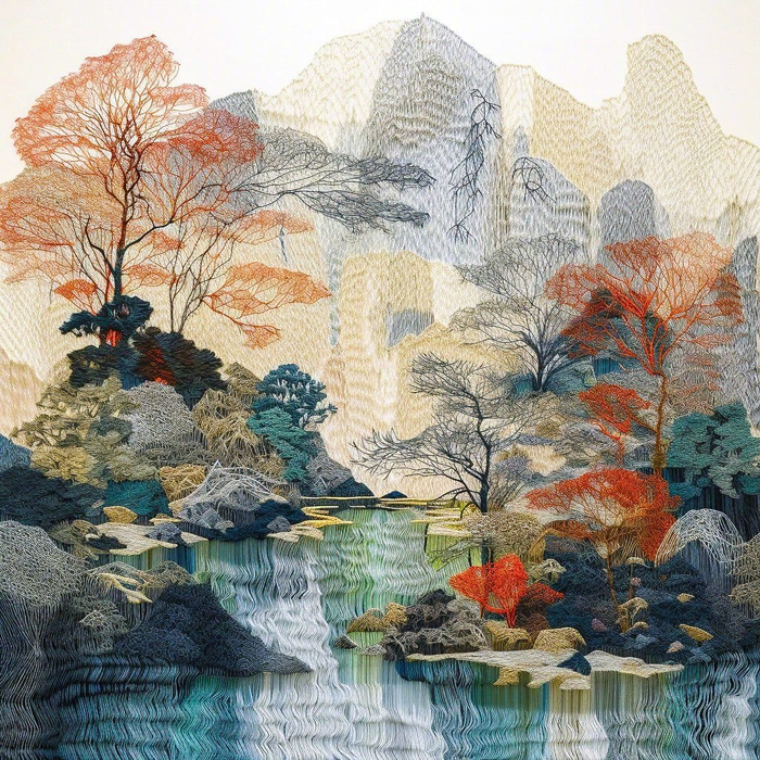 这组 AI 生成的作品配色和画面惊艳到我了 AI|Richard Nadler__财经头条__新浪财经