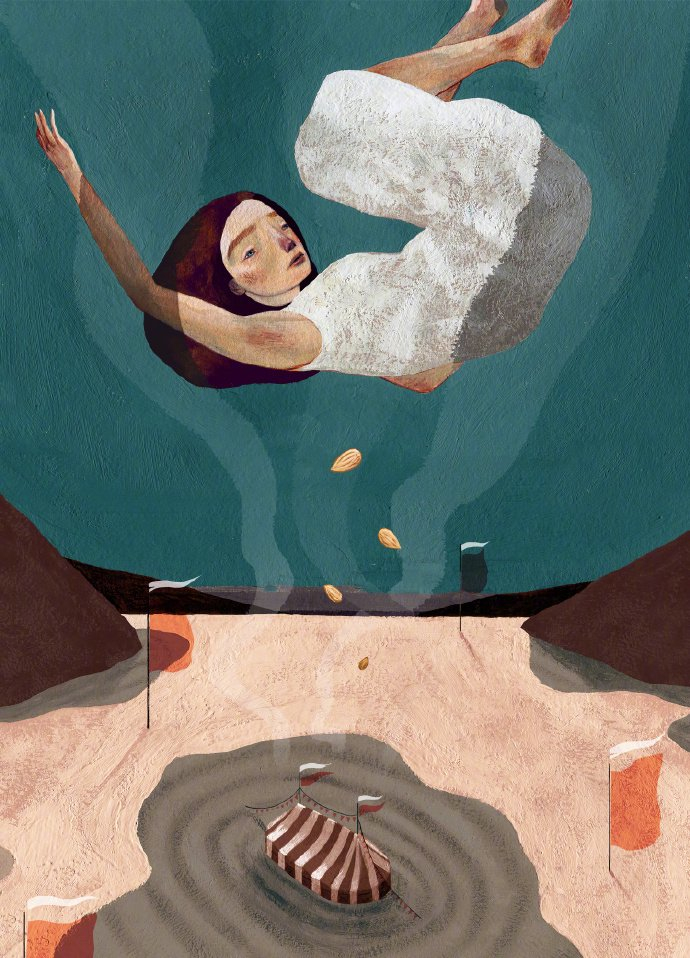 英国插画师 owen gent 充满忧郁色彩的绘画作品