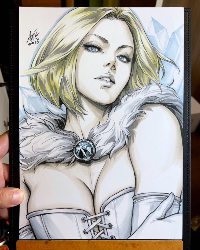 知名美漫画师 stanley lau/artgerm 手绘作品欣赏__财经头条