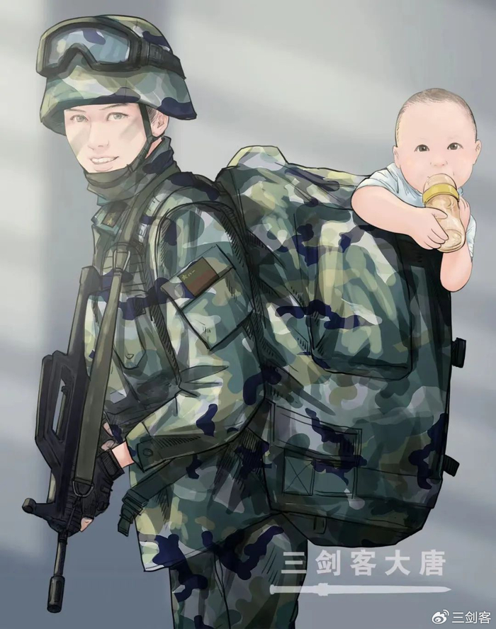 当军人终于理解了父亲.