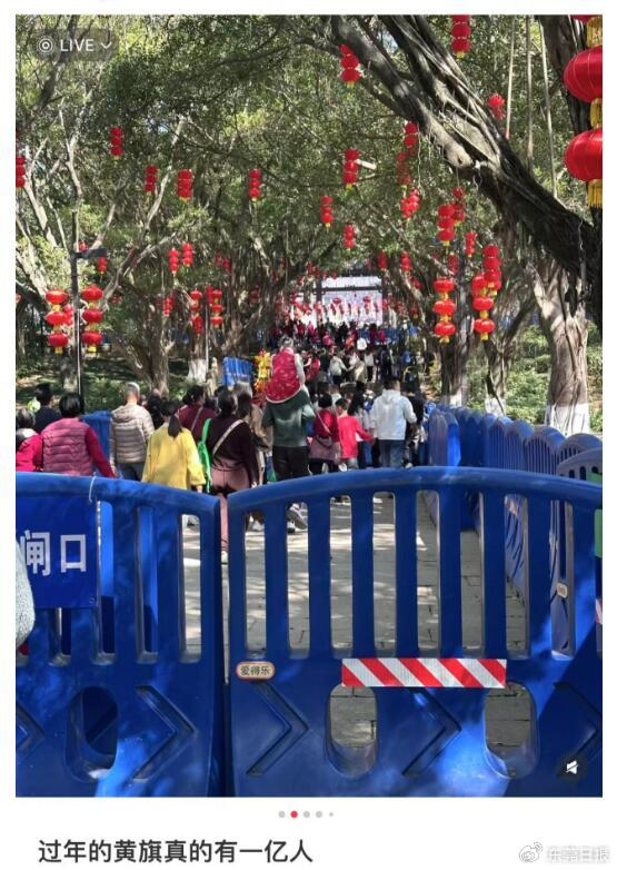 蛇年春节东莞自然公园爆了!116.69万人次打卡,黄旗山、大岭山人山人__财经头条