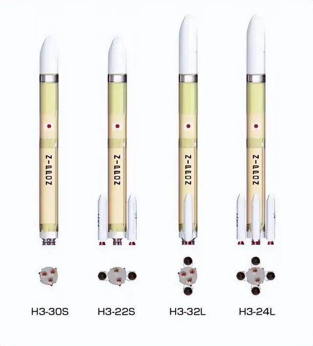 这一款火箭的确是属于"日本改造型"火箭,并且是日本大型运载火箭约30