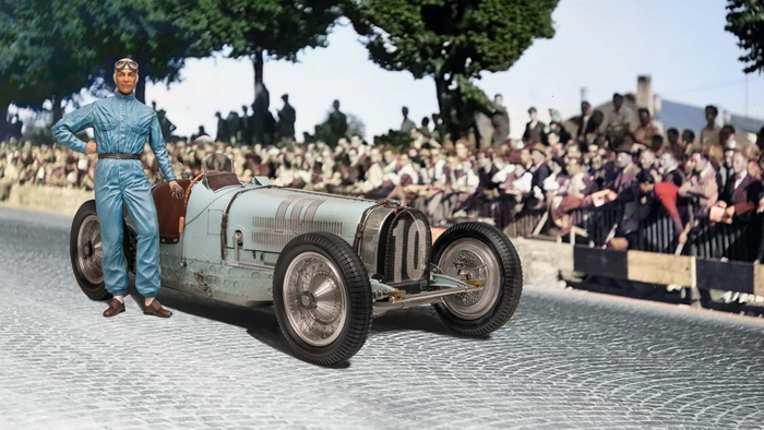 amalgam推出18比例的布加迪type59赛车和jeanpierre