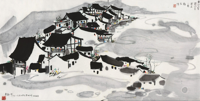 共眠一舸听秋雨,小簟轻衾各自寒