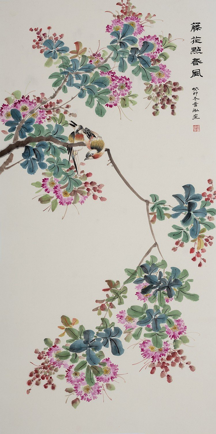 艺术名家徐云泓国画作品赏析|国画|徐云泓|花鸟_新浪新闻