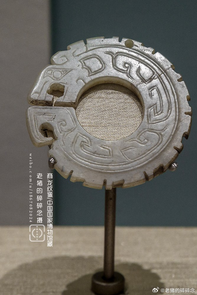 妇好墓遗珍商龙纹佩国家博物馆藏