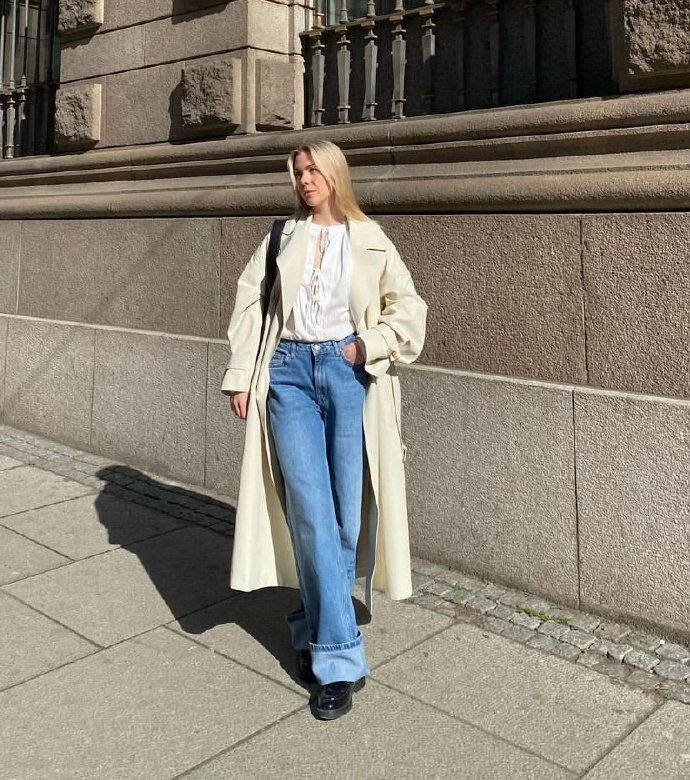 挪威时尚博主早秋日常简约穿搭分享