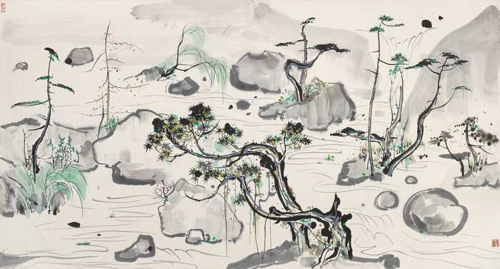 共眠一舸听秋雨,小簟轻衾各自寒