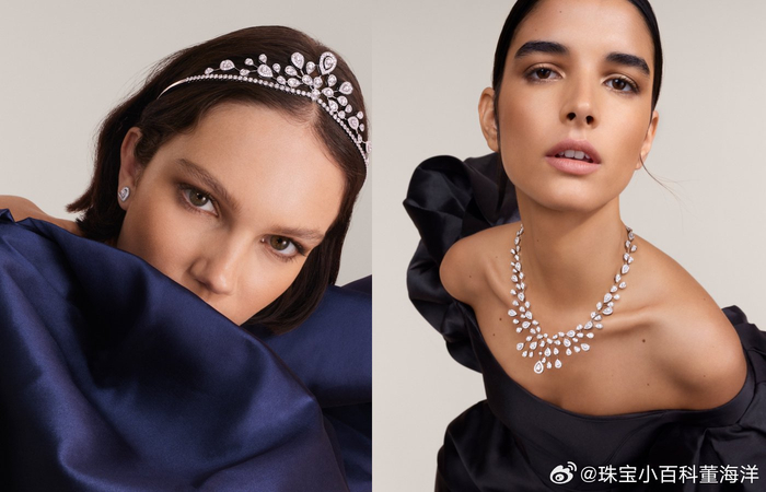 尚美的约瑟芬josephine系列上新每一粒钻石都在完美的曲线上闪闪发光