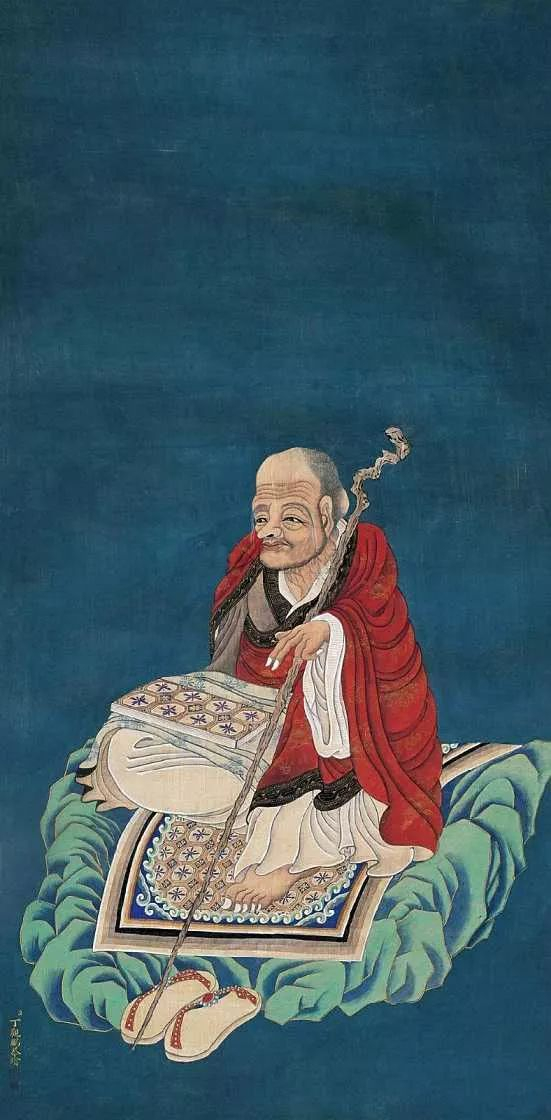 清宫廷画家丁观鹏释道人物画欣赏,见者增福!__财经头条