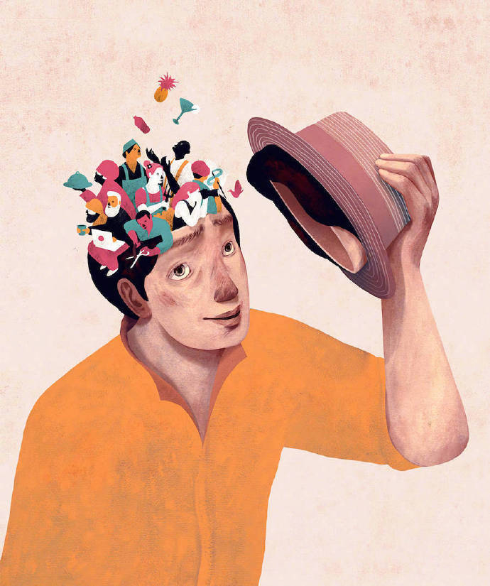 英国插画师 owen gent 充满忧郁色彩的绘画作品