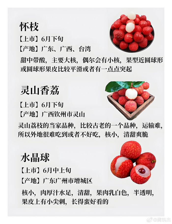 常见荔枝名称,品种及上市时间大盘点__财经头条__新浪财经