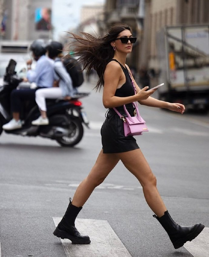 意大利米兰街头路人穿搭